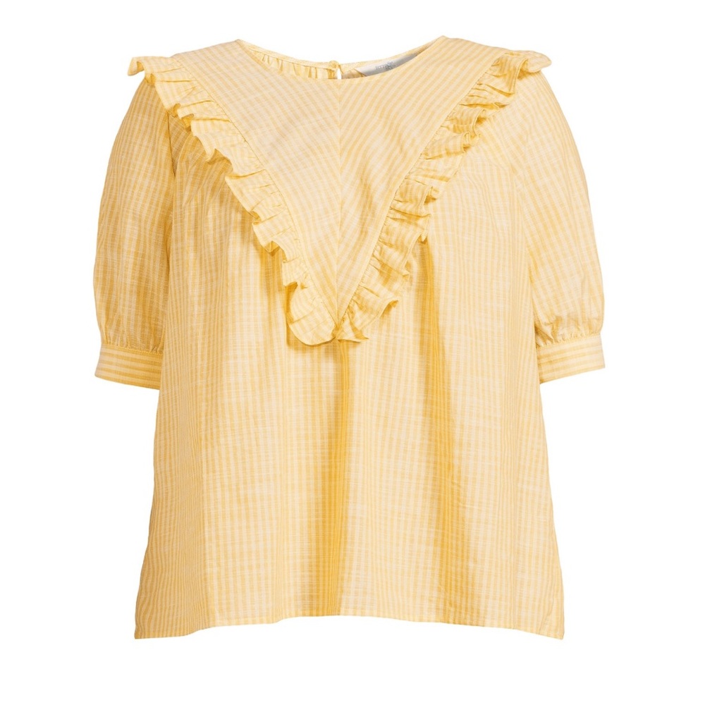 Plus Size Ruffle Woven Blouse - Picture 4 of 6